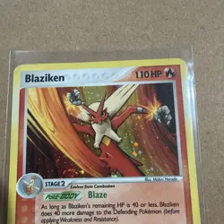 Blaziken Holo Rare 1/106 Pokemon TCG EX Emerald - Image 2