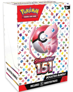Pokemon TCG Scarlet & Violet 151 Booster Bundle - Sealed New - 6 Packs - Image 1