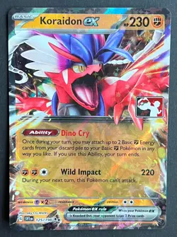 Koraidon ex 125/198 SVI Prize Pack Series 3 Play Promo Stamped Pokemon TCG Stamp - Image 1
