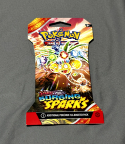 Pokemon Scarlet & Violet Surging Sparks Sleeved Blister Pack Sealed - Image 1