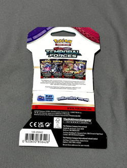 Pokemon Scarlet & Violet Temporal Forces Sleeved Blister Pack Sealed - Image 2