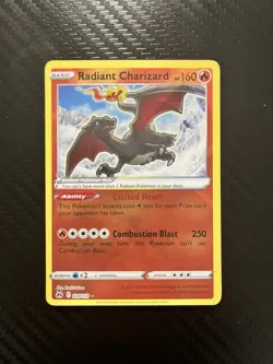Pokemon Radiant Charizard 020/159 Crown Zenith Holo NM - Image 1