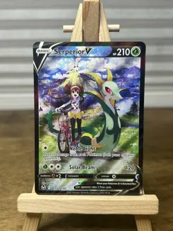 Serperior V TG13/TG30 Silver Tempest Trainer Gallery Ultra Rare Pokemon TCG NM - Image 1