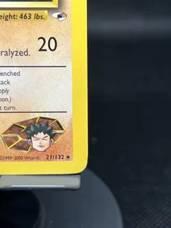 Pokemon TCG Brock’s Onix 21/132 Gym Heroes Regular Rare LP - Image 4