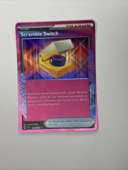 Pokemon TCG Surging Sparks Ace Spec Scramble Switch 186/191 Near Mint - Image 1