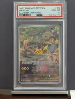 PSA 10 Pikachu 173/165 IR - Pokemon Scarlet & Violet: 151 ENGLISH - Image 1