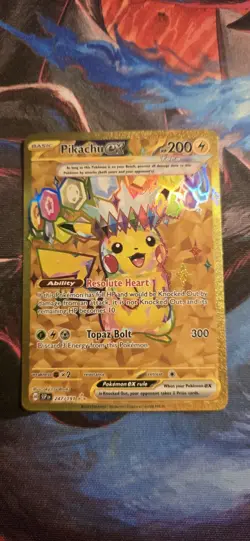 Pokemon TCG - Pikachu Ex 247/191 - Hyper Rare Holo - Surging Sparks *READ - Image 1