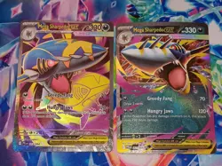 Mega Sharpedo ex Full Art Ultra Rare 113/094 Pokemon Phantasmal Flames NM - Image 1