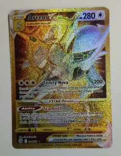 ARCEUS VSTAR - #184/172 - Pokemon TCG SWSH Brilliant Stars Secret Rare NM - Image 1