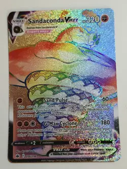 SANDACONDA VMAX - 206/198 - Pokemon Chilling Reign Sword & Shield Secret Rare LP - Image 1