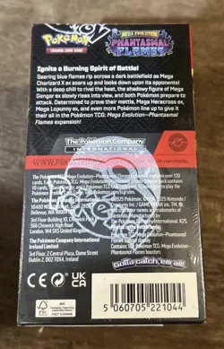 Pokemon TCG Phantasmal Flames Half Booster Box (18 Packs) SEALED In Hand - Image 2