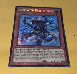 Yu-Gi-Oh! Sage With Eyes Of Blue LCKC-EN015 Legendary Collection Kaiba SECR RARE - Image 3