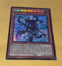 Yu-Gi-Oh! Sage With Eyes Of Blue LCKC-EN015 Legendary Collection Kaiba SECR RARE - Image 4
