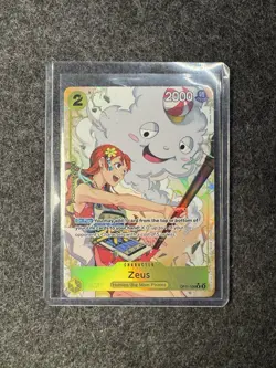 2025 One Piece Gaming A Fist of Divine Speed Zeus Alternate Art #OP11-106 - Image 3