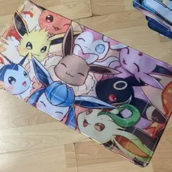 Pokemon Eeveelutions Rubber Playmat Play Mat For Tcg Trading Card Game Zones - Image 1