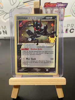 Pokemon TCG Greninja Gold Star SWSH144 25th Celebrations Promo Card - Image 1
