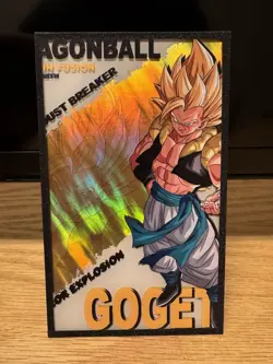 Dragon Ball Super Jumbo Card Featuring Super Saiyan Gogeta - Image 1
