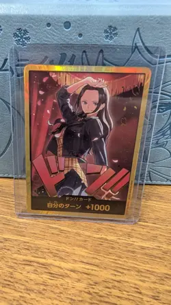 DON!! Nico Robin GOLD EB03 Japanese ONE PIECE Card Heroines Edition - NM - Image 1