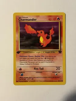 Pokemon Card TCG Charmander Team Rocket 50/82 Regular 1st Edition - Near Mint! - Image 2