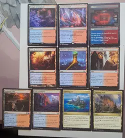 MTG Lands - Izzet (Blue/Red). 10 card lot - Image 1