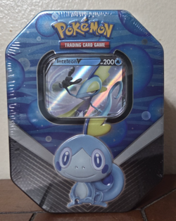 Pokemon Trading Card Game TCG Galar Partners Inteleon V Collectors Tin 4 Booster - Image 1
