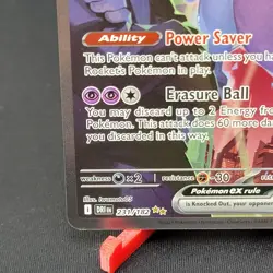 Pokemon TCG Destined Rivals Team Rocket's Mewtwo EX Card 231/182 NM Holofoil - Image 4