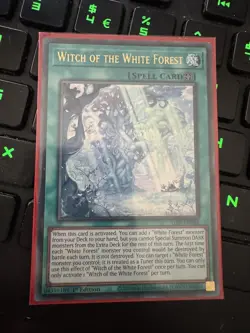 Witch of the White Forest Alin-En058 Ultra Rare Alliance Insight Yu-Gi-Oh Card - Image 1