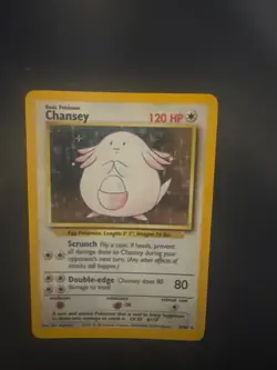 Chansey 3/102 Holo 1999 WOTC Pokemon TCG Base Set Unlimited Rare Card - Image 1