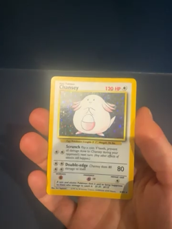 Chansey 3/102 Holo 1999 WOTC Pokemon TCG Base Set Unlimited Rare Card - Image 2