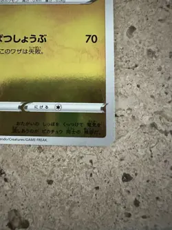 NM Pikachu 208/S-P Yu Nagaba Promo Card TCG Pokemon 7980 - Image 5