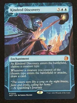 1x MTG Kindred Discovery - Wilds of Eldraine: Enchanting Tales (WOT) #22 - Magic - Image 1