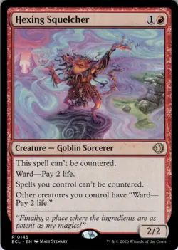 MTG Hexing Squelcher (145) | NM | Lorwyn Eclipsed {ECL} - Image 1