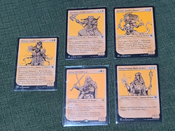 MTG "D&D FORGOTTEN REALMS CREATURES" x5 Drizzt Do'Urden/Barrowin of Clan Undurr - Image 1
