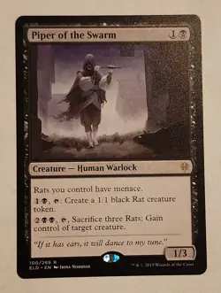 MTG - Piper of the Swarm Throne of Eldraine Regular NM/MINT Magic The Gathering - Image 1