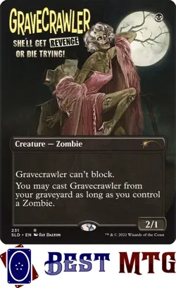 Magic The Gathering MTG Gravecrawler 231 Foil NM Secret Lair Drop - Image 1