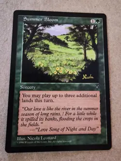 Summer Bloom - Visions Regular - Mtg - Image 1