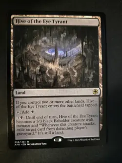 Hive of the Eye Tyrant NM Adventures in the Forgotten Realms MTG FREE SHIPPING - Image 1