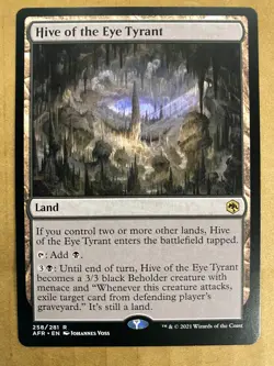 MTG 1x Hive of the Eye Tyrant 258 Adventures in the Forgotten Realms Magic x1 NM - Image 1