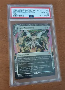 MTG Greater Auramancy Showcase Foil - PSA 10 - WOT #4 - Free Shipping - Image 1