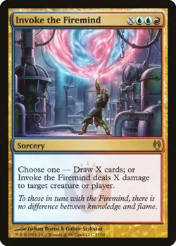 Invoke the Firemind 31 Rare Duel Decks: Izzet vs. Golgari DDJ MTG - Image 1