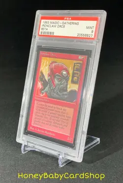 MTG Limited Edition Beta 1993 Ironclaw Orcs PSA 9 Mint Old School 93/94 - Image 3