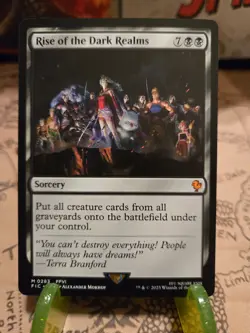 MTG Rise of the Dark Realms Commander: Final Fantasy Regular Mythic NM - Image 1