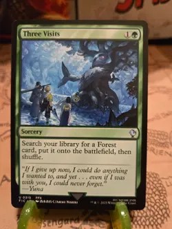 MTG Three Visits Commander: Final Fantasy Regular Uncommon NM - Image 1