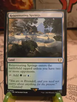MTG Rejuvenating Springs Commander: the Lord of the Rings Regular Rare NM - Image 1