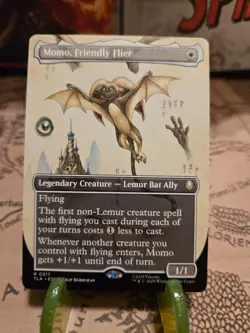 MTG Momo, Friendly Flier Avatar: The Last Airbender Regular Borderless Rare NM - Image 1