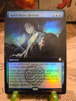MTG Spirit Water Revival Avatar: The Last Airbender Foil Extended Art Rare NM - Image 1