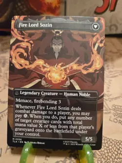 MTG The Rise of Sozin Avatar: The Last Airbender Regular Borderless Mythic NM - Image 2
