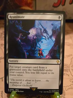 MTG Reanimate Commander: Final Fantasy Regular Rare NM - Image 1