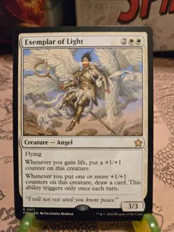 MTG Exemplar of Light Foundations Regular Rare NM - Image 1