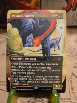 MTG Palani's Hatcher The Lost Caverns of Ixalan Regular Borderless Rare NM - Image 1